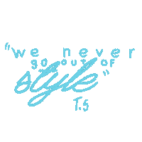 Taylor Swift Lettering Sticker by Espelho