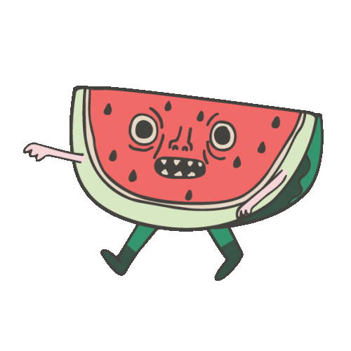 eyeyahmag giphyupload food evil watermelon Sticker
