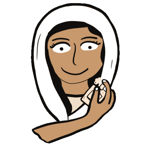 Happy Lady Sticker