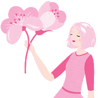 girl logo Sticker by Tereza's Choice