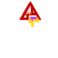 the subs triangle Sticker