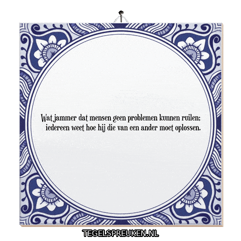 Nl Jammer Sticker by Tegelspreuken.nl