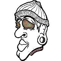 New York Face Sticker