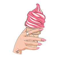 Ice Cream Summer Sticker by Kalli's Beauty Center