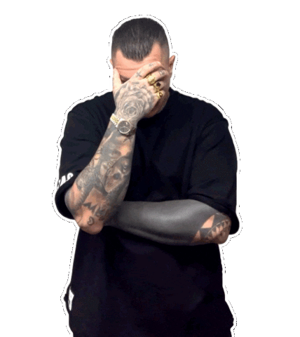 Sad Greece Sticker by Rogue Tats