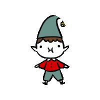 Elf Sticker by The Menagerie