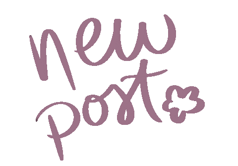 New Post Sticker by Sugar Flowers by Kelsie Cakes