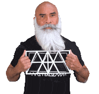 Old Man Bear Sticker by Amsterdenim