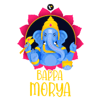 Ganesh Chaturthi Festivals Sticker by Veena World