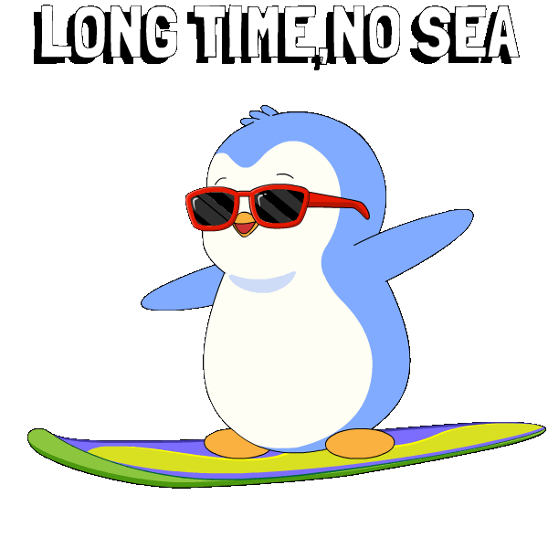 Miss You Penguin Sticker by Pudgy Penguins
