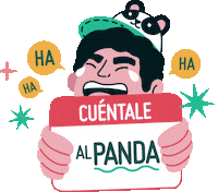 Panda Sticker by Happy Latin