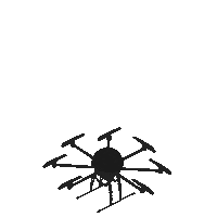 dronefed drone drones dfi dronefed Sticker