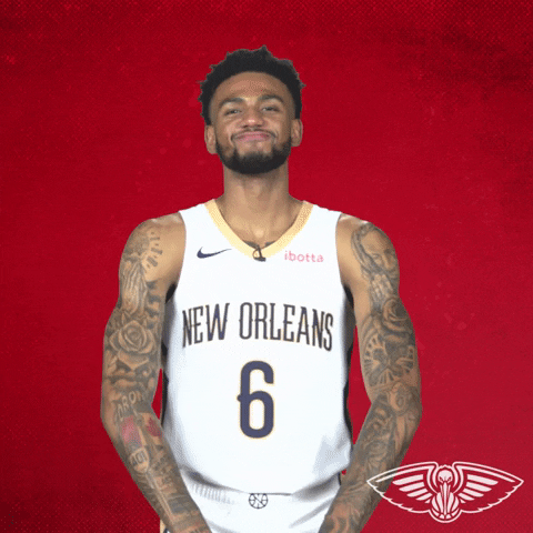 Basketball Flexing GIF by New Orleans Pelicans
