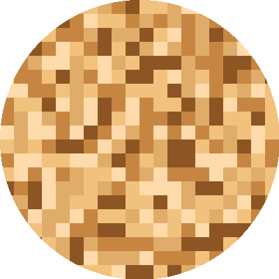 Pixel Circle Sticker by IMPOSSIBLE ®