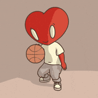 Heart Basketball GIF by LT3 Creations