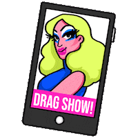 Drag Queen Animation Sticker by Holler Studios