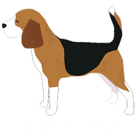 Beagle Sticker by Izasoler