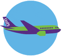 Flying On My Way Sticker by University of Stirling