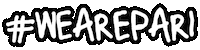 WEAREPARI pari paulripke wearepari ripky Sticker