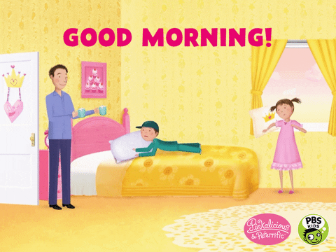 Tired Good Morning GIF by PBS KIDS