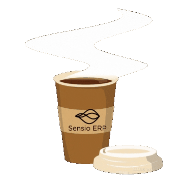 Cafe Sticker by sensioerp