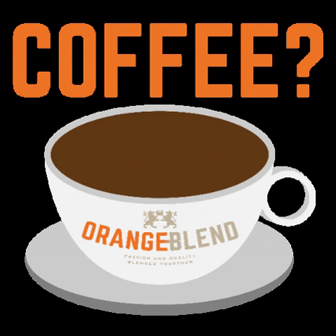 OrangeBlend giphygifmaker coffee cup starbucks GIF