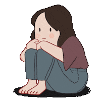 CyntheaLucidarme bored sigh exhausted ennui Sticker