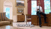 there we go text GIF by Obama