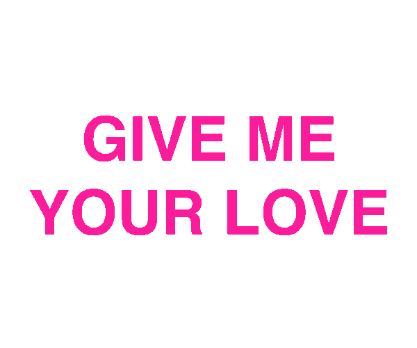 give me love Sticker by We Are Diamond