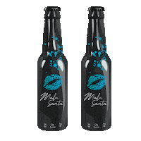 MalaSanta party fiesta alcohol cerveza Sticker