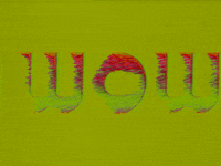 Glitch Text GIF