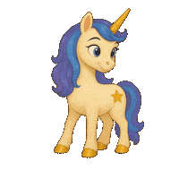 Unicorn Rosalie Sticker by Garry Ocean