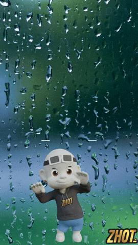 Stay In Rainy Day GIF by Zhot