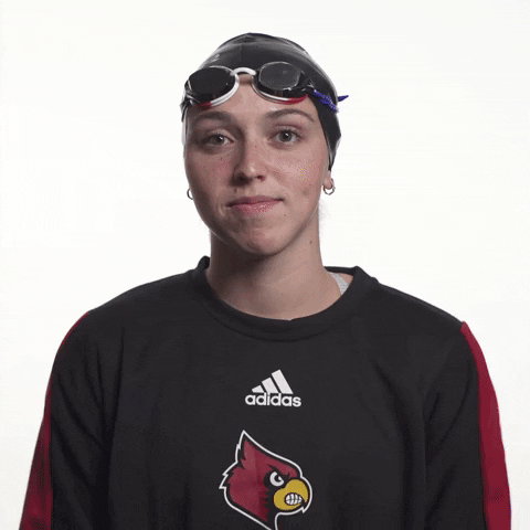 University Of Louisville Swimming GIF by Louisville Cardinals
