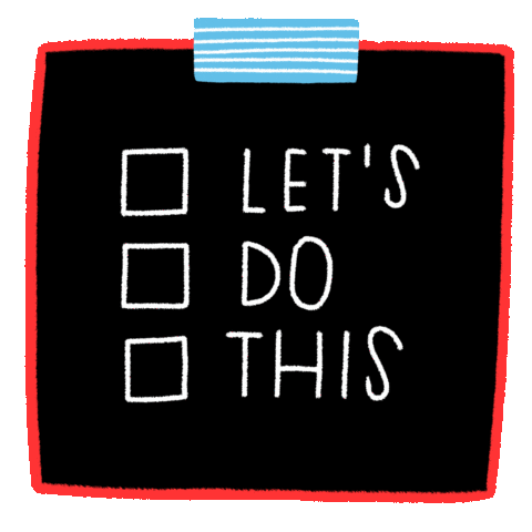 Working Just Do It Sticker by Anke Weckmann