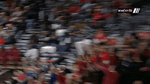 cincinnati bearcats celebration GIF by University of Cincinnati Athletics