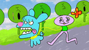 yawnstant animation dog nature crazy GIF