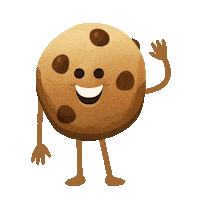 Cookie Waving Sticker by Tiff's Treats