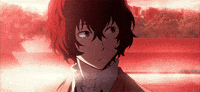 oxo_raccoon bsd bungo stray dogs dazai osamu GIF