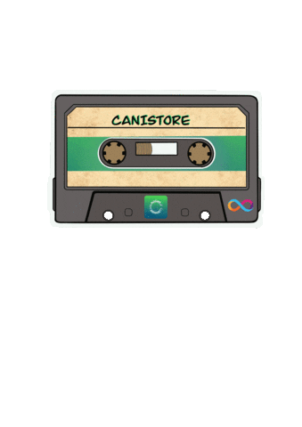 Canistore giphyupload music green nft Sticker