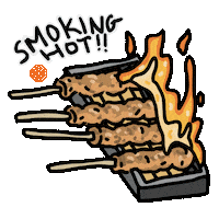 Hungry Singapore Sticker by Lau Pa Sat