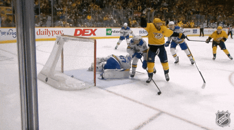 Happy Nashville Predators GIF by NHL