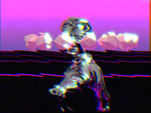 VIXIV giphyupload loop 3d vintage GIF