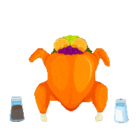 Dance Like No One Is Watching Thanksgiving Day Sticker by Animanias