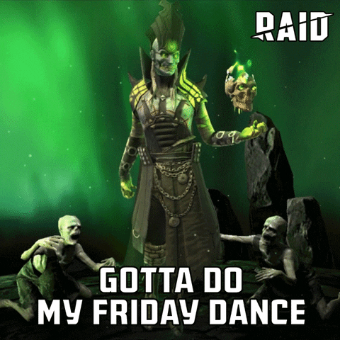 Excited Friday Night GIF by Raid Shadow Legends