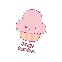 Comida Cupcake Sticker