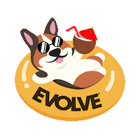 Dog Evolve Sticker by Sunshine Mills