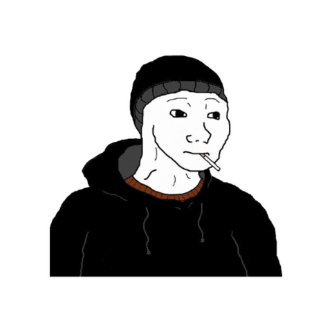 Wojak Dank Memes Sticker by Database數據