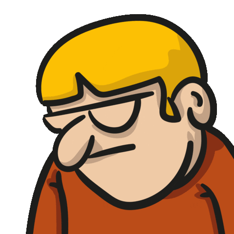 Angry Illustration Sticker