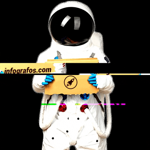 infografos astronauta infografos GIF